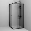 Душевой уголок Am.Pm Sense W76G-403-9090-BT профиль черный матовый, стекло прозрачное, 90x90 фото 8