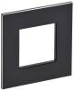 Рамка 1-постовая IEK Skandy SK-M12-M-K02 черный