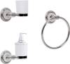 Набор Boheme Дозатор Hermitage Chrome 10397 + Стакан Hermitage Chrome 10383 + Полотенцедержатель Hermitage Chrome 10384