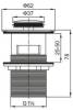 Донный клапан для раковины BelBagno BB-PCU-06-CRM фото 2