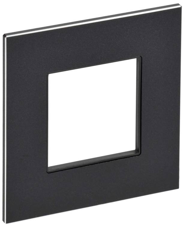 Рамка 1-постовая IEK Skandy SK-M12-M-K02 черный