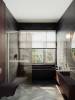 Душевая перегородка MaybahGlass MGD-728-5ш 79x195, стекло бронза матовая 8 мм, профиль хром матовый фото 2
