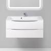 Тумба с раковиной BelBagno Marino 100 bianco lucido, подвесная