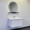 Тумба с раковиной Comforty Арзамас-80-1 00-00017177 подвесная, белая матовая фото 2