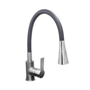 Смеситель для кухни Stella Polar Тулуза SP-00001979 S3865-2 с гибким изливом, оружейная сталь