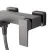 Смеситель для ванны Wonzon & Woghand WW-88037068-BGM с душем, темный графит фото 7