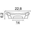 Капитель пилястры Orac Decor Luxxus K201 22.8x6.2x14.9 фото 4
