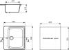 Комплект Мойка кухонная Ulgran U-104-309 темно-серая + Смеситель для кухни Ulgran U-005-309 темно-серый фото 5