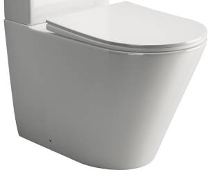 Чаша для унитаза-компакта Ceramica Nova Highlight Rimless CN1802-B c сиденьем-крышкой