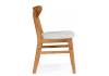 Деревянный стул Woodville Okava 15973 бежевый / орех фото 3