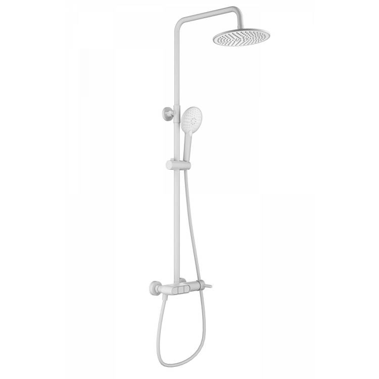 Душевая стойка Wonzon & Woghand WW-A30653-MW белая