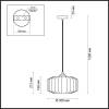 Подвесной светильник Odeon Light Pendant Binga 4747/1 фото 3