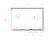Душевой уголок Cezares MOLVENO-AHF-31-120/80-C-CR-IV профиль хром, стекло прозрачное, 120x80x195 фото 7