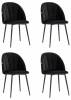 Стул Stool Group Логан AV 413-H75-08 велюр черный фото 9