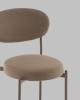 Стул полубарный Stool Group Бриф DD AV 477-C31-7006T (PP) капучино, каркас капучино муар, велюр фото 7
