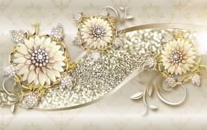 3D Фотообои Artegrafico «Драгоценная композиция» RH-036 канвас