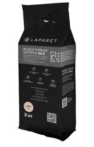 Затирка цементная Laparet-fuga Silk, бежевый водостойкая 2 кг