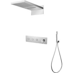 Душевой комплект Boheme Fusion 130-CR хром, с внутренней частью