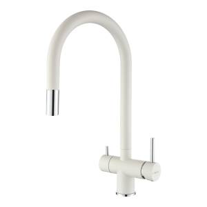 Смеситель для кухни Rivelato Trevi 2433505 с подключением фильтра, иней, хром