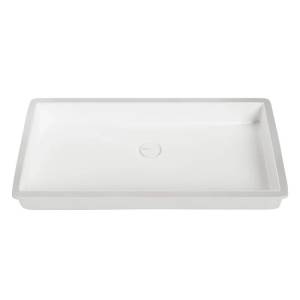 Раковина Salini Marea 1802110G 75 см, белая глянцевая