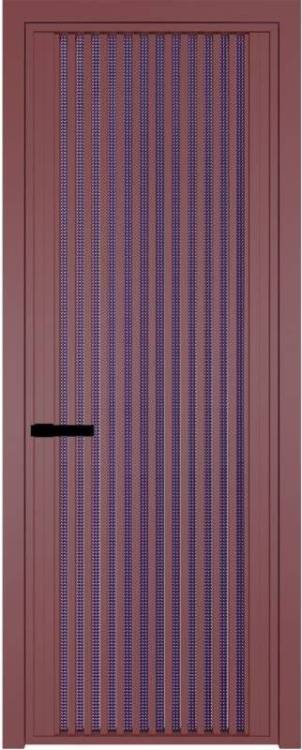 Межкомнатная дверь Profil Doors 3 AGP цвет профиля Красный антрацит, стекло безопасное 6 мм кризет фиолетовый 600x2000