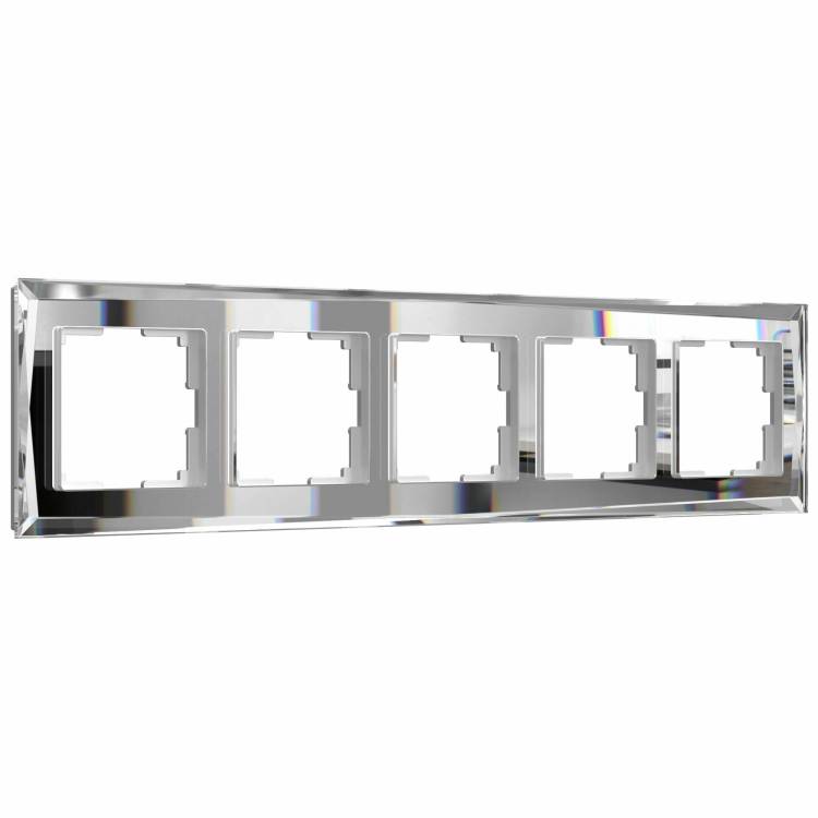 Рамка 5-постовая Werkel Diamant W0051220 зеркальный