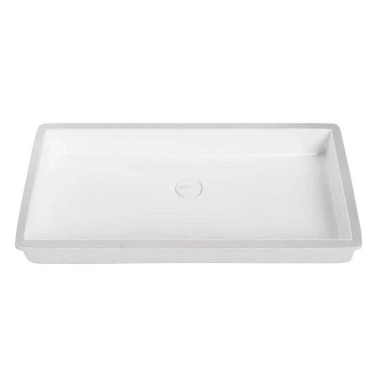 Раковина Salini Marea 1802110G 75 см, белая глянцевая