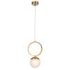 Светильник подвесной Crystal Lux CAROLINA SP1 V1 BRASS фото 2