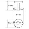 Крючок Wasserkraft Rhein K-6223D двойной, хром фото 3