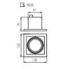 Точечный светильник Kanlux MERIL DLP-50-W 26480 фото 2