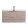 Тумба под раковину BelBagno MARINO-CER-N-1000-2C-SO-RG-P подвесная, Rovere Grigio, 99.6x45.5