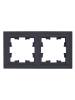 Рамка 2-постовая IEK Brite BR-M22-K53 графит фото 7