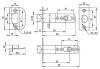 Дверная ручка Rucetti HK-02 WC AB с фиксатором античная бронза фото 2