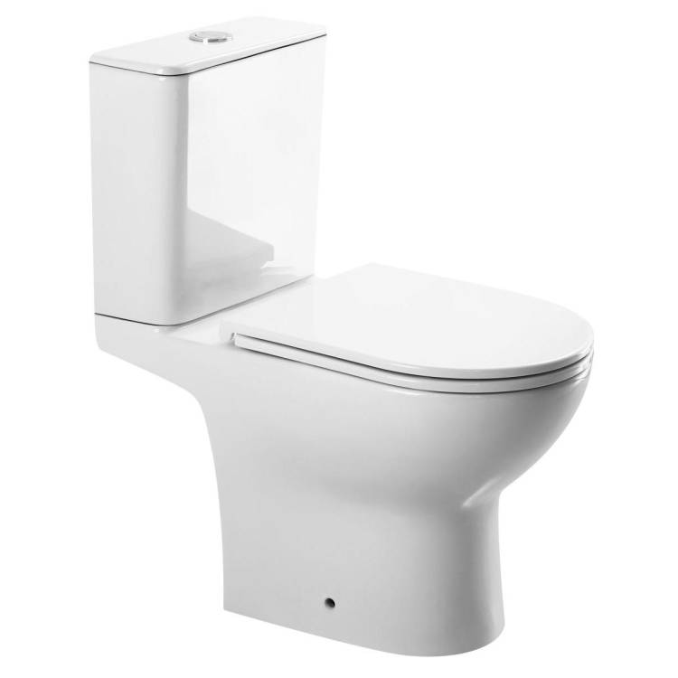 Унитаз-компакт BelBagno Lounge-Tor-2 BB2802CP/T-TOR/SC безободковый, с сиденьем микролифт