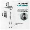 Душевая система Grocenberg GB5089BG-4 без излива, графит фото 9