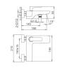 Смеситель для ванны Wonzon & Woghand Shark WW-483101-CR Хром фото 2