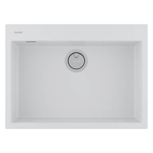 Мойка кухонная Paulmark Decoration 69 PM936950-WH Белый, 69x50