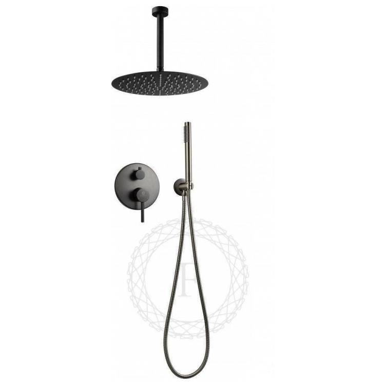 Душевая система Filarete Roun FL1024BG графит