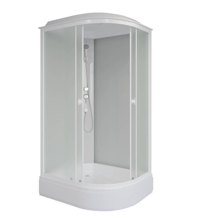 Душевая кабина Niagara Promo P100/70/26L/MT профиль белый, стекло матовое, 100x70x215