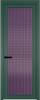Межкомнатная дверь Profil Doors 1 AGP цвет профиля Зеленый воск, стекло безопасное 6 мм мору фиолетовое 600x2000