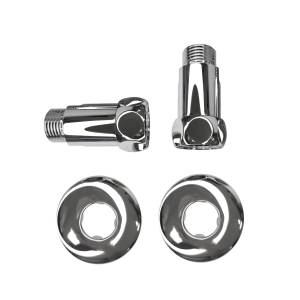 Соединение прямое Luxon 3/4"x1/2" гайка/штуцер, хром (пара)