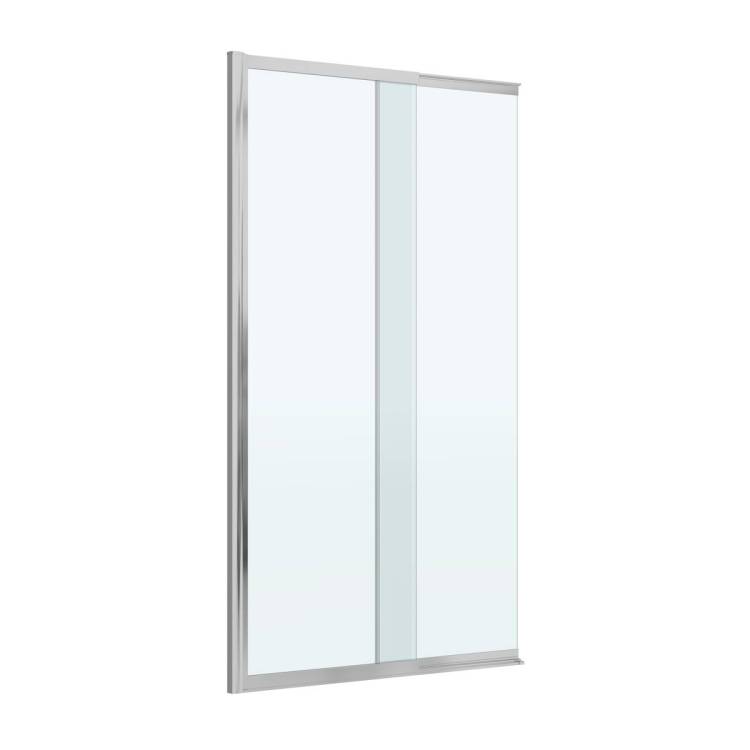 Шторка на ванну Cezares Slider-Fix-Vf-11-90/150-C-Cr профиль хром, стекло прозрачное, 90x150