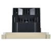 Розетка 1-местная с заземлением, шторками и USB Type A+A IEK Forte&Piano FP-R14-16-U21-D31-K10 ваниль фото 4