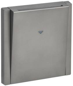 Выключатель карточный IEK Forte&Piano FP-V11-0-10-1-K46 сталь