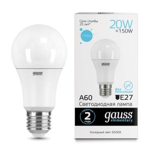 Светодиодная лампа Gauss LED A60 23239