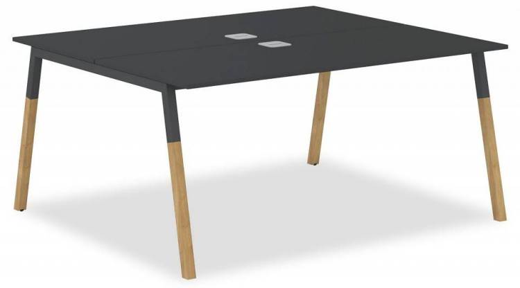 Стол офисный Skyland Forta 00-07088407 Черный графит/Антрацит-Бук