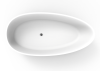 Ванна из искусственного камня Timo Solid RALI1500 белая, 150x78x52