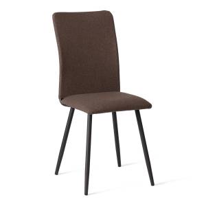 Набор из 2 стульев Tetchair La Rousse 24881 коричневый, черный, рогожка