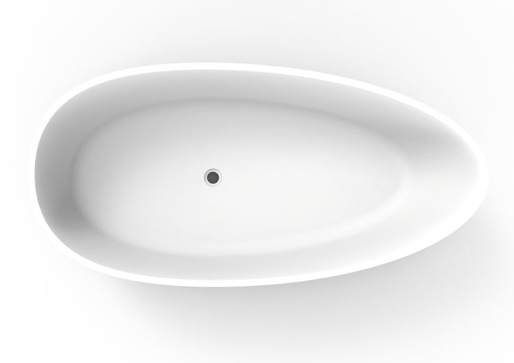 Ванна из искусственного камня Timo Solid RALI1500 белая, 150x78x52