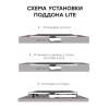 Поддон для душа Starohome Lite С0005844 80x80x3, White фото 5